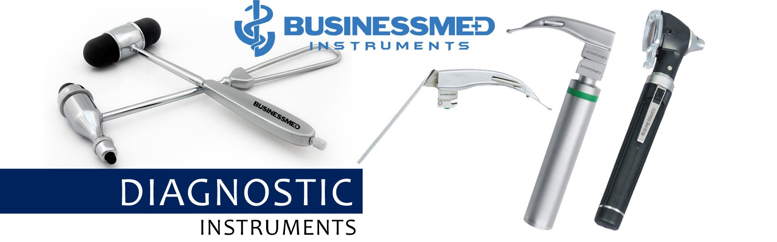 Diagnostic Instruments, laryngoscope, otoscope, ophthalmoscope, diagnostic ent set, dermatoscope, tuning fork, reflex hammer